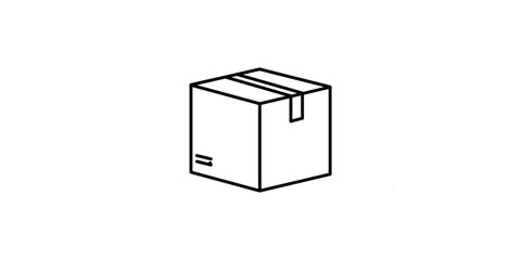 Package icon Simple thin outline