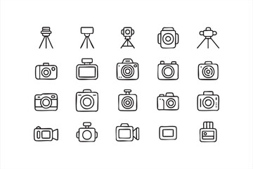 Video recorder and camera collection for filmmaking and broadcast design