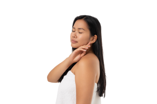 Daily spa treatments boost beauty and health, isolated, PNG