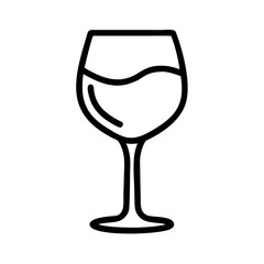 empty wine glass icon