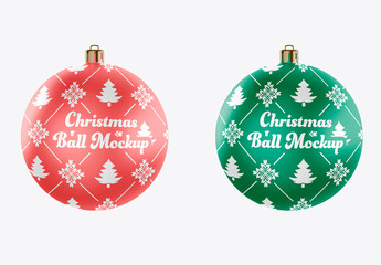 Christmas Bauble Mockup