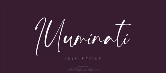 Beauty Luxury font alphabet logo. Typography beautiful fashion elegant classic letters serif italic fonts decorative wedding vintage blossom logos. vector illustration