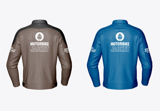 Motorbike Jacket Leather Mockup