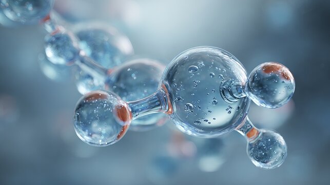 Discover the beauty of molecular structure with this stunning, modern science visualization, perfect for research, healthcare, or educational projects now