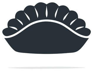 Dumpling vector illustration showcases traditional dough pockets filled with savory goodness, embodying culinary traditions and delightful flavors