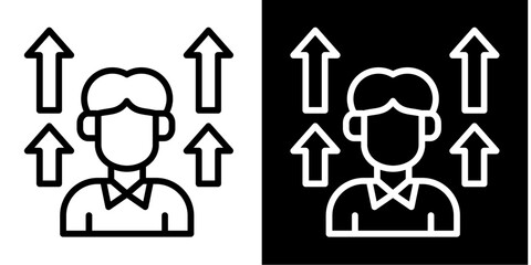 Promoted Icon Set White Style Collection
