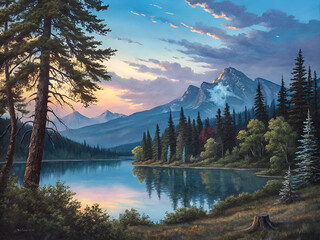  Breathtaking Mountain Lake at Sunrise