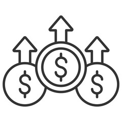 Earning Outline Icon