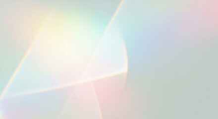 Soft Rainbow Light Leak Prism Effect Abstract Background