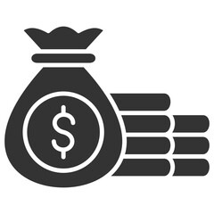 Money Glyph Icon