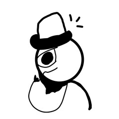 funny cartoon character