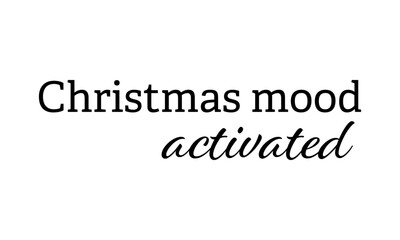 Minimal Christmas Typography Quote Background
