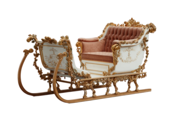PNG Ornate vintage sleigh design