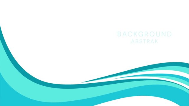 Abstract background with blue wave design on white backdrop.