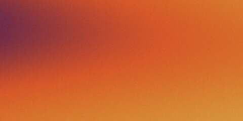 Vibrant Orange and Purple Gradient With Soft Grainy Texture and Warm Atmospheric Glow