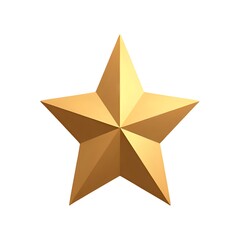 3D Christmas star icon