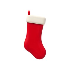 3D Christmas stocking icon