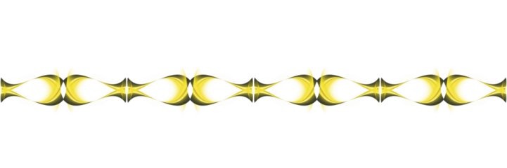This image features a golden abstract symmetric wave pattern on a black background. The design appears fluid and dynamic, with mirrored curves and ribbon-like shapes forming a continuous ornamental 