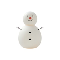 3D snowman icon