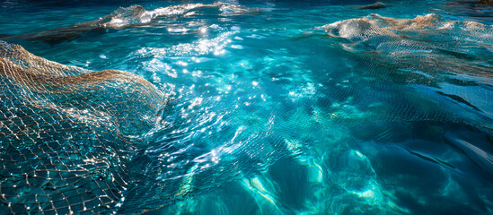 jar fishing in the ocean