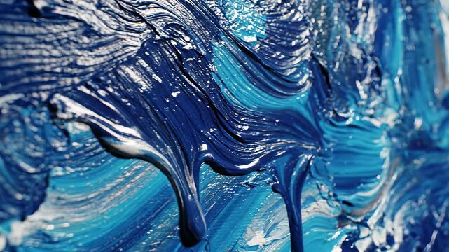 Painting, Abstract Blue and White, Creative Expression, Artistic Freedom, Inspiration, Relaxation Steak cooking with vegetables in a skillet, capturing the concept of American comfort food.