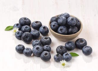 Blueberry are small, round, dark purple fruits that resemble grapes.