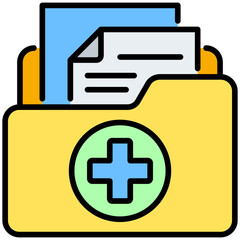 Obraz premium Medical History Icon