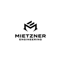 Mietzner Engineering logo featuring a stylized M and E lettermark.