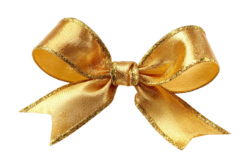 PNG Elegant golden bow illustration