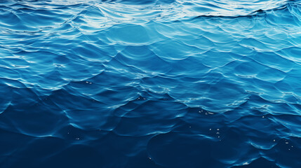 Fototapeta premium rippling water surface, clear blue tones