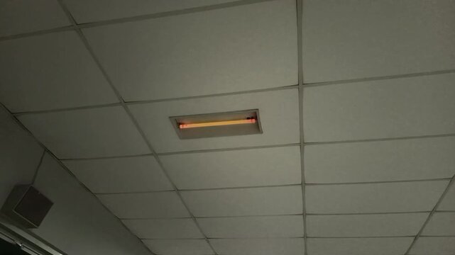 broken neon light flashing on and off