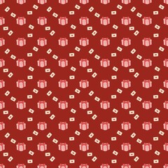 seamless pattern with hearts
