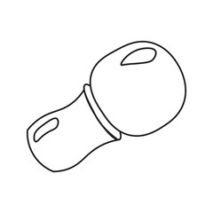 malassezia skin fungus line icon