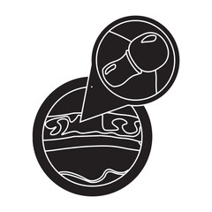 Tinea Versicolor Skin Disease glyph icon