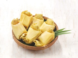 Lepet Jagung or Mexican Sweet Corn Tamales