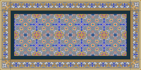 Cozy wool carpets and bath rugs. Decorative floor mats with various shapes and textures,Traditional woven floor rugs, geometric pattern, abstract ornament. Retro interior decor lying,