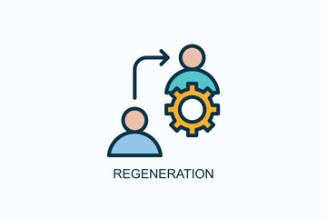 Regeneration Icon Or Logo Isolated Vector Illustration