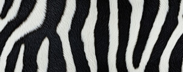 Naklejka premium zebra skin seamless pattern background banner