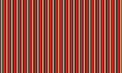 Obraz premium Red, Black, and Tan Vertical Stripes Pattern Background