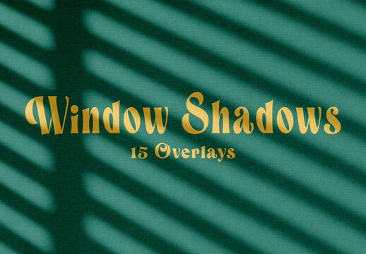 15 Window Shadow Textures, Sun Ray Blinds Shade Overlays