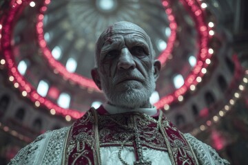 Corrupt Pope conspires with radicals in grand cathedral setting