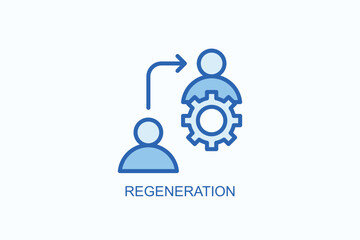 Regeneration Icon Or Logo Isolated Vector Illustration