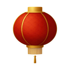 Obraz premium PNG Traditional red lantern illustration.