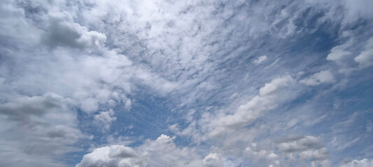 Clouds in the sky for background