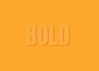 Text bold design