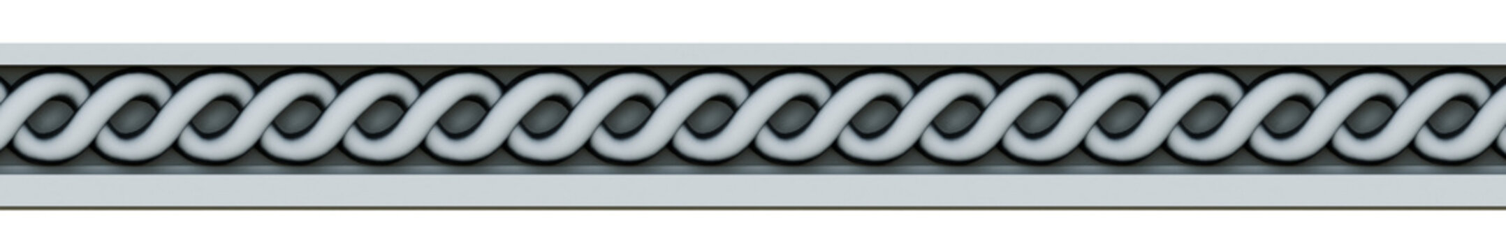 Braid ornamental 3d pattern decoration
