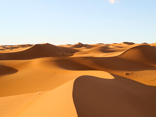 sand dunes in the sahara