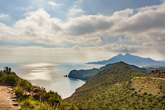 Coast view in Park Cabo de Gata, Spain
