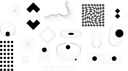 Geometric Sharps Art Design Printable  Design 2076.eps