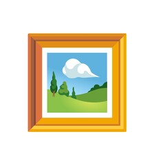 landscape with window